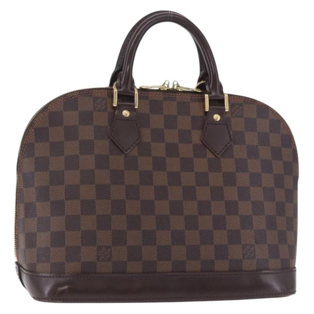 Louis Vuitton Alma Damier Brown Canvas Handbag